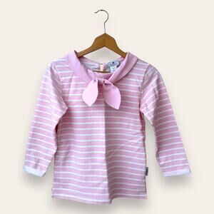 NWT Nantucket Kids Bailey Bow Top Primrose 8 Girls